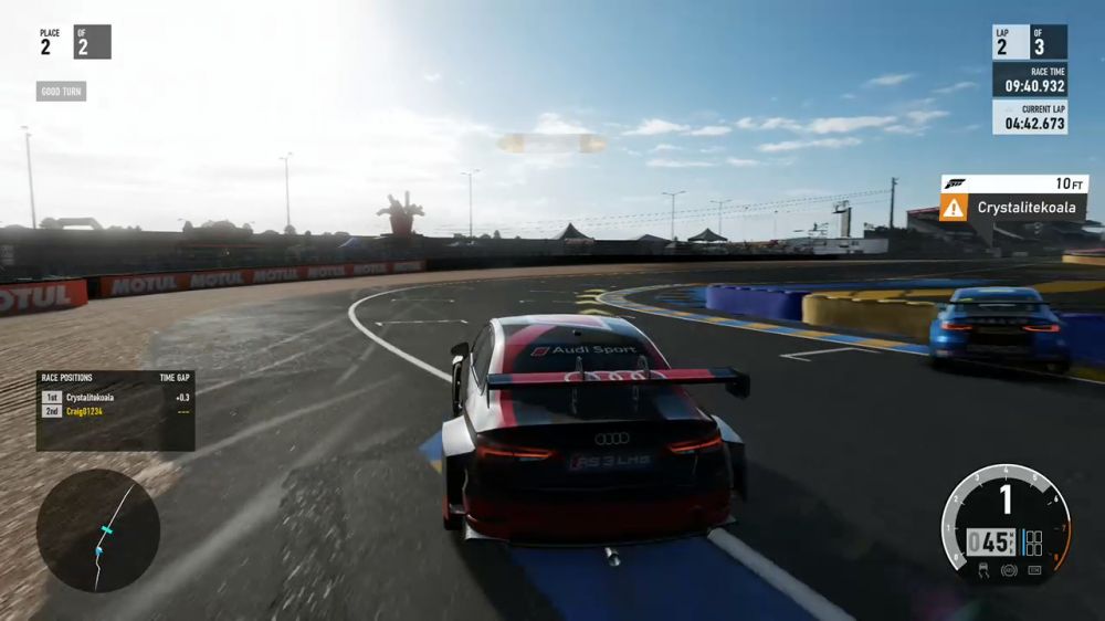 In to the tyre wall!!!!!!!!!!!!!!!